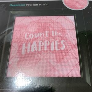 Artiste Counted Cross Stitch “ Count the Happies”